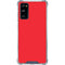 Red Solid Galaxy S20 FE Clear Case